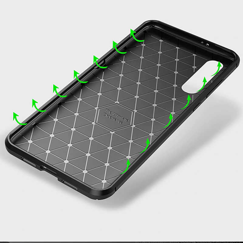 Xiaomi Mi 9 Lite Kılıf Zore Negro Silikon Kapak Lacivert