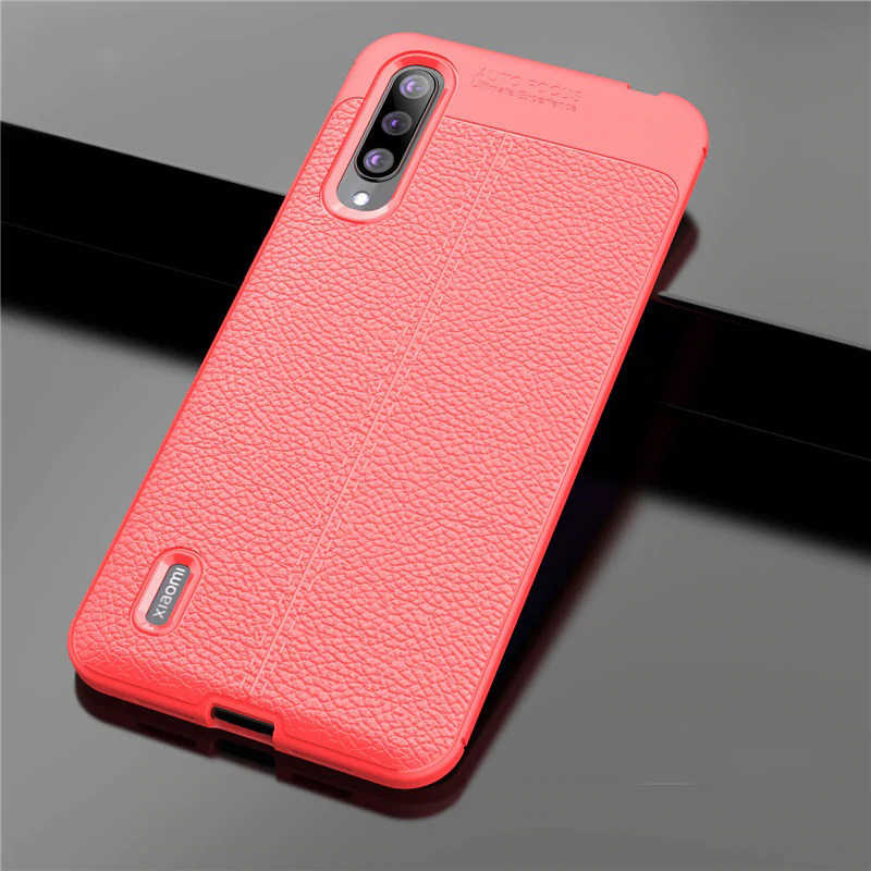 Xiaomi Mi 9 Lite Kılıf Zore Niss Silikon Kapak Kırmızı