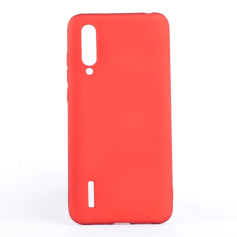 Xiaomi Mi 9 Lite Kılıf Zore Premier Silikon Kapak Kırmızı