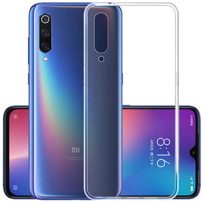 Xiaomi Mi 9 Se Kılıf Zore Süper Silikon Kapak Renksiz