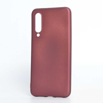 Xiaomi Mi 9 Se Kılıf Zore Premier Silikon Kapak Mürdüm