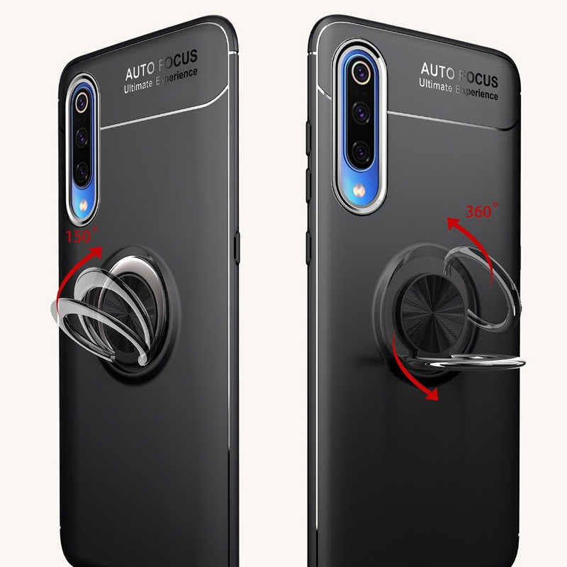 Xiaomi Mi 9 Se Kılıf Zore Ravel Silikon Kapak Siyah-Rose Gold