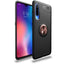 Xiaomi Mi 9 Se Kılıf Zore Ravel Silikon Kapak Siyah-Rose Gold