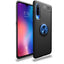 Xiaomi Mi 9 Se Kılıf Zore Ravel Silikon Kapak Siyah-Mavi