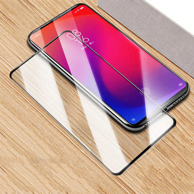 Xiaomi Mi 9T Zore Kenarları Kırılmaya Dayanıklı Cam Ekran Koruyucu Siyah