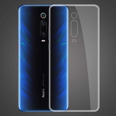 Xiaomi Mi 9T Kılıf Zore Süper Silikon Kapak Renksiz