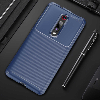 Xiaomi Mi 9T Kılıf Zore Negro Silikon Kapak Lacivert