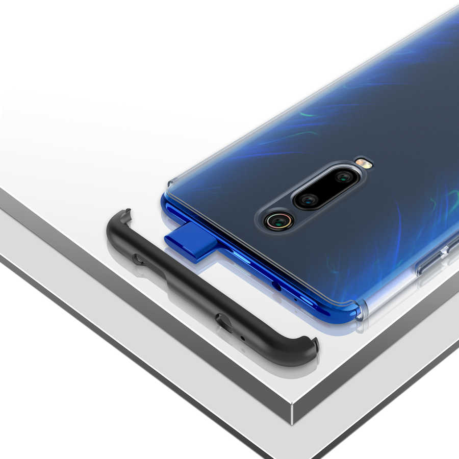 Xiaomi Mi 9T Kılıf Zore Nili Kapak Mavi