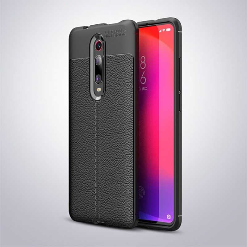 Xiaomi Mi 9T Kılıf Zore Niss Silikon Kapak Siyah
