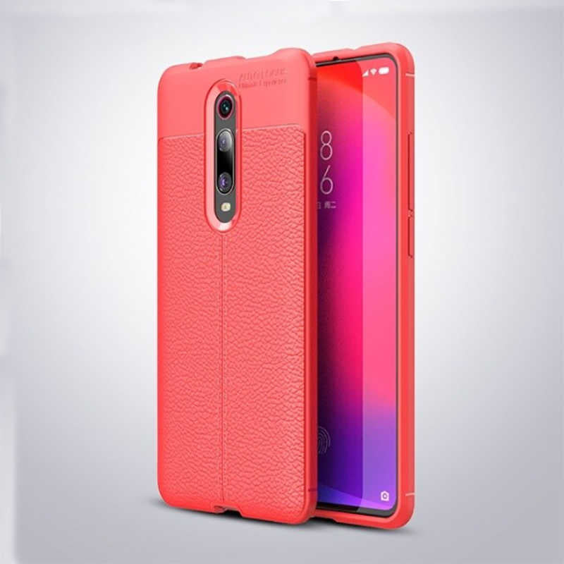 Xiaomi Mi 9T Kılıf Zore Niss Silikon Kapak Kırmızı