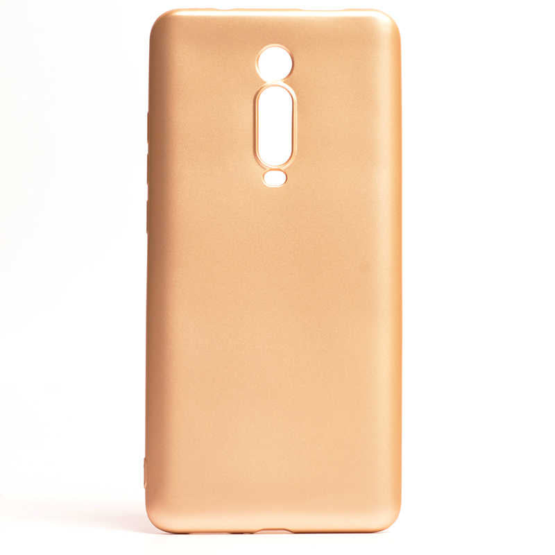 Xiaomi Mi 9T Kılıf Zore Premier Silikon Kapak Gold