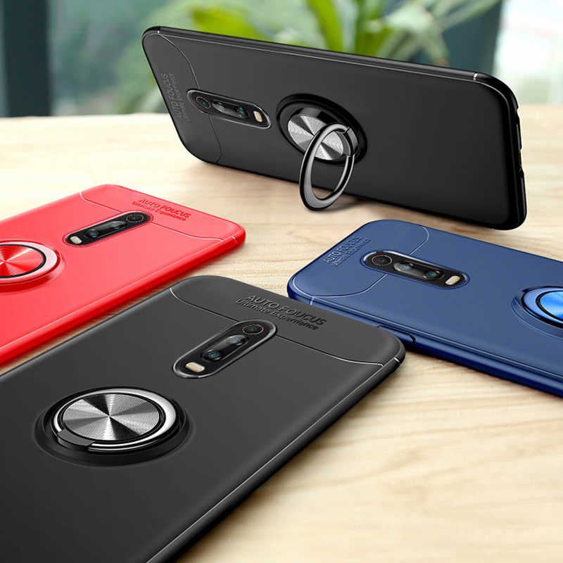 Xiaomi Mi 9T Kılıf Zore Ravel Silikon Kapak Kırmızı