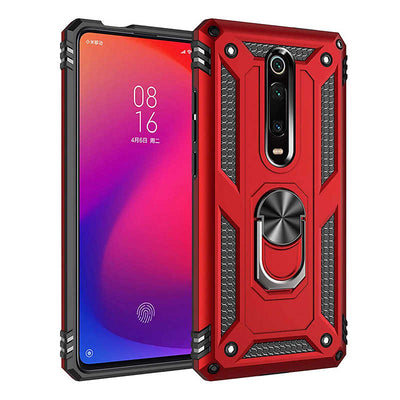 Xiaomi Mi 9T Kılıf Zore Vega Kapak Kırmızı