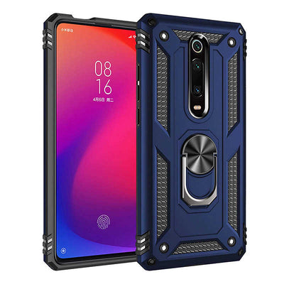 Xiaomi Mi 9T Kılıf Zore Vega Kapak Mavi