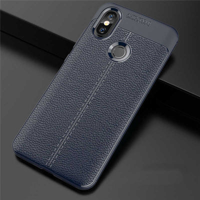 Xiaomi Mi A2 Lite Kılıf Zore Niss Silikon Kapak Lacivert