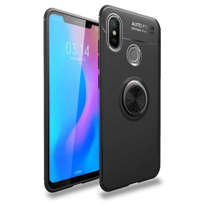 Xiaomi Mi A2 Lite Kılıf Zore Ravel Silikon Kapak Siyah