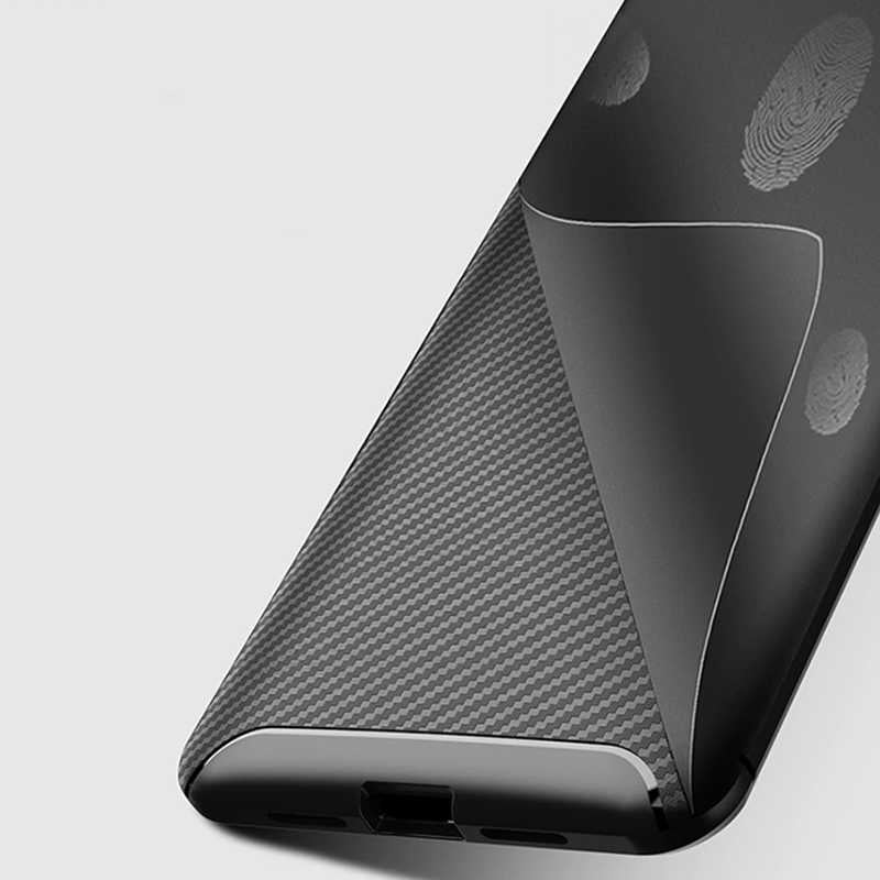 Xiaomi Mi A3 Kılıf Zore Negro Silikon Kapak Kahverengi