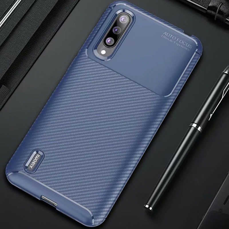 Xiaomi Mi A3 Kılıf Zore Negro Silikon Kapak Lacivert