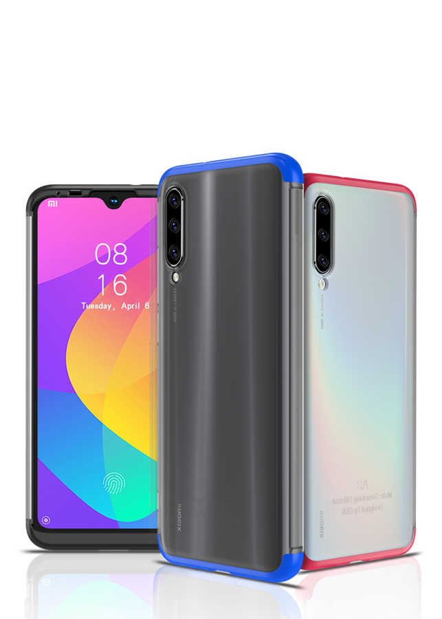 Xiaomi Mi A3 Kılıf Zore Nili Kapak Mavi
