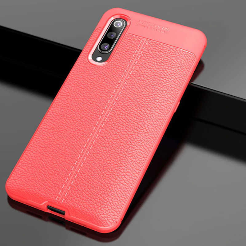 Xiaomi Mi A3 Kılıf Zore Niss Silikon Kapak Kırmızı