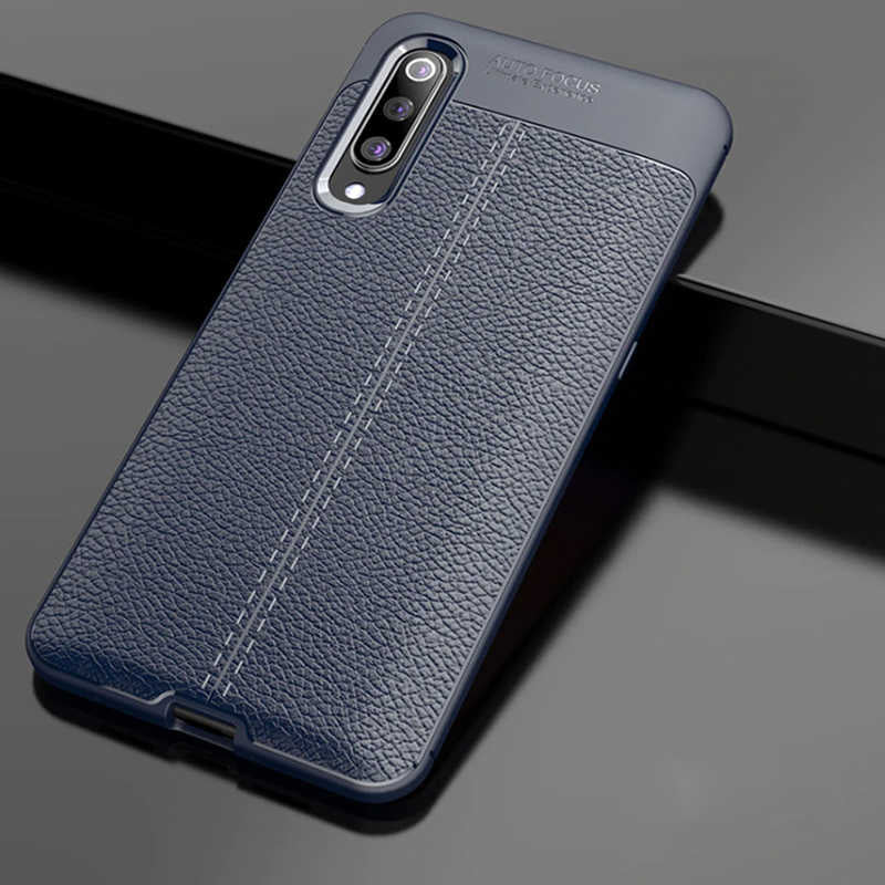 Xiaomi Mi A3 Kılıf Zore Niss Silikon Kapak Lacivert
