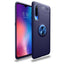 Xiaomi Mi A3 Kılıf Zore Ravel Silikon Kapak Siyah-Mavi