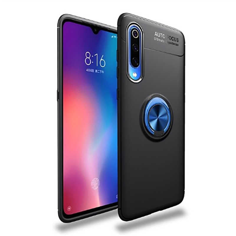 Xiaomi Mi A3 Kılıf Zore Ravel Silikon Kapak Siyah-Kırmızı