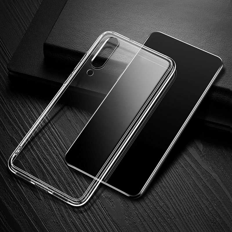 Xiaomi Mi A3 Kılıf Zore Süper Silikon Kapak Renksiz