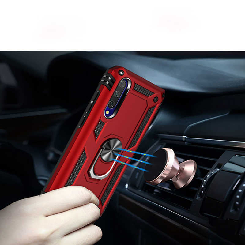 Xiaomi Mi A3 Kılıf Zore Vega Kapak Gri