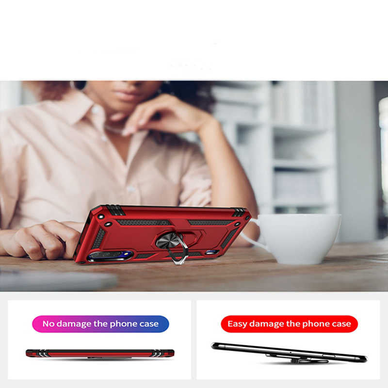 Xiaomi Mi A3 Kılıf Zore Vega Kapak Siyah