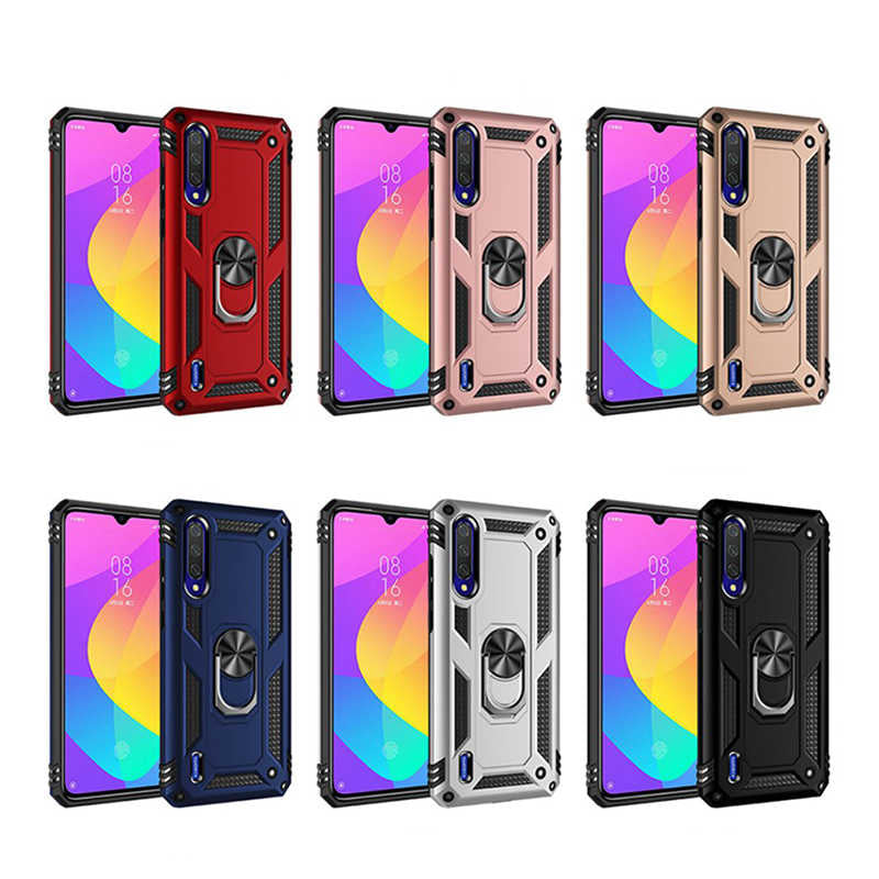 Xiaomi Mi A3 Kılıf Zore Vega Kapak Mavi