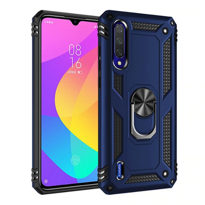 Xiaomi Mi A3 Kılıf Zore Vega Kapak Mavi