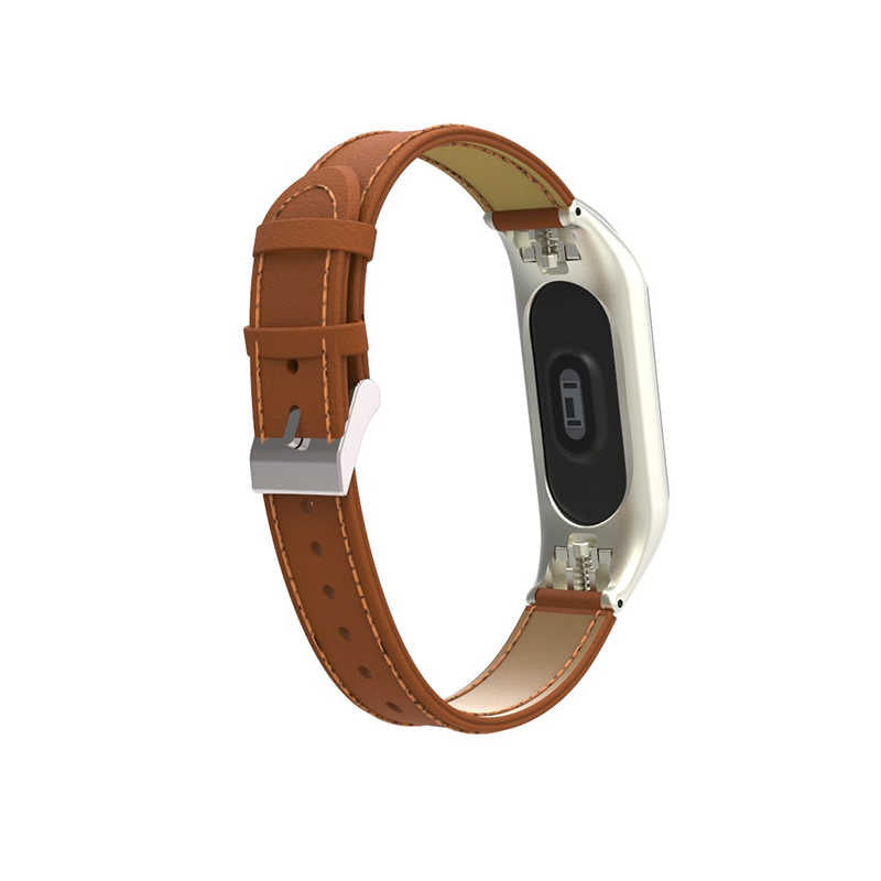 Xiaomi Mi Band 3 KRD-07 Deri Kordon Siyah