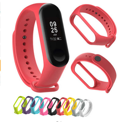 Xiaomi Mi Band 3 Silikon Kordon Mürdüm