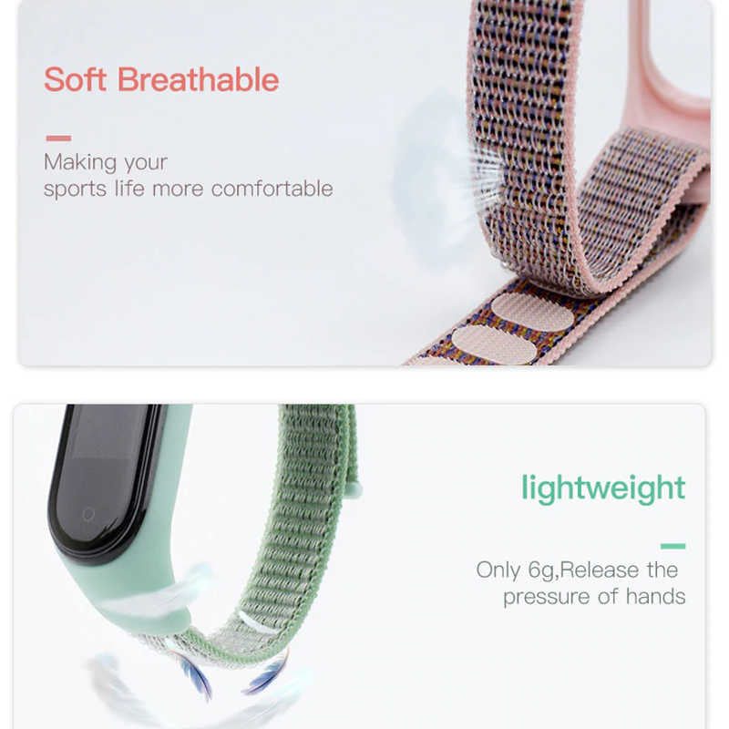 Xiaomi Mi Band 3 Zore KRD-03 Hasır Kordon NO2