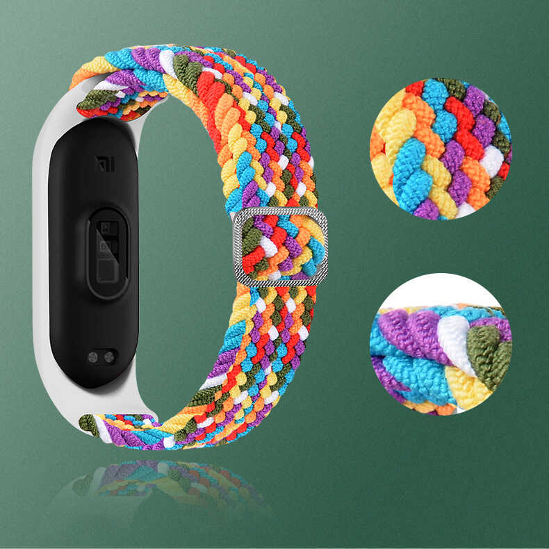 Xiaomi Mi Band 4 KRD-49 Örgü Kordon Mavi