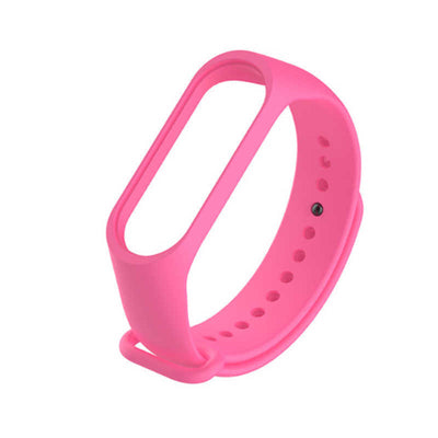 Xiaomi Mi Band 4 Silikon Kordon Pembe Koyu