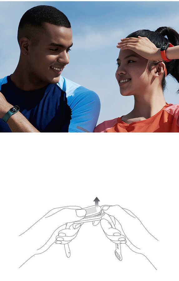 Xiaomi Mi Band 5 Zore Klasik Kordon NO12