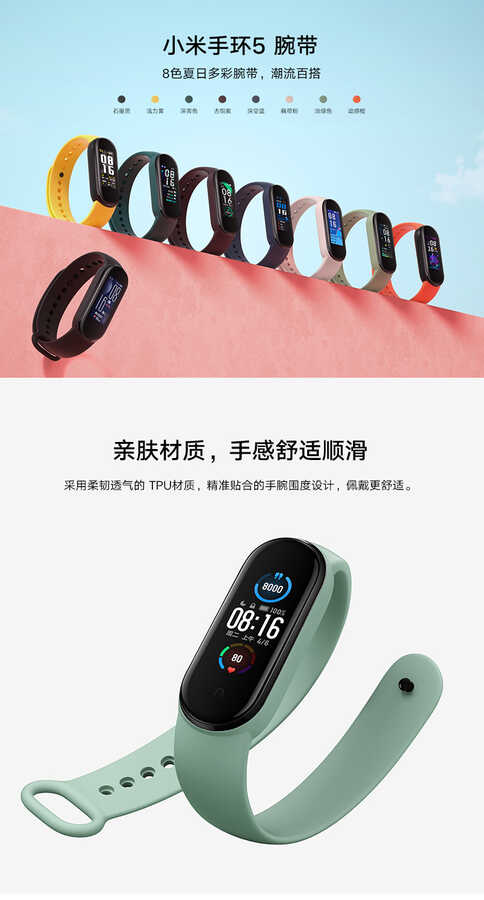Xiaomi Mi Band 5 Zore Klasik Kordon NO19