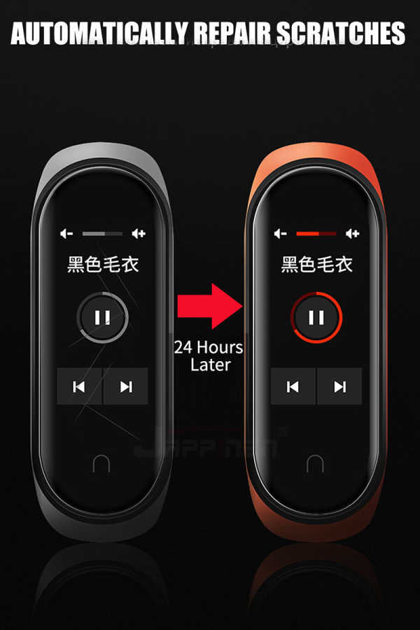 Xiaomi Mi Band 5 Zore Narr Tpu Body Ekran Koruyucu Renksiz
