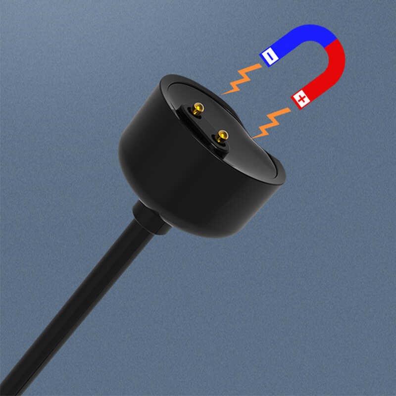 Xiaomi Mi Band 5 Zore Usb Şarj Kablosu Siyah