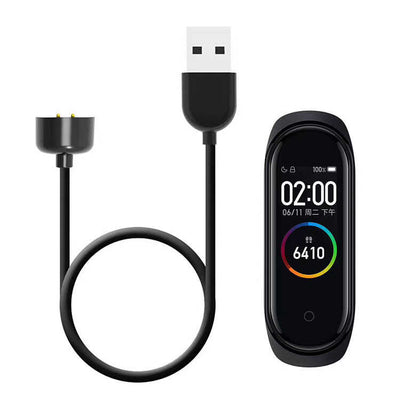 Xiaomi Mi Band 5 Zore Usb Şarj Kablosu Siyah
