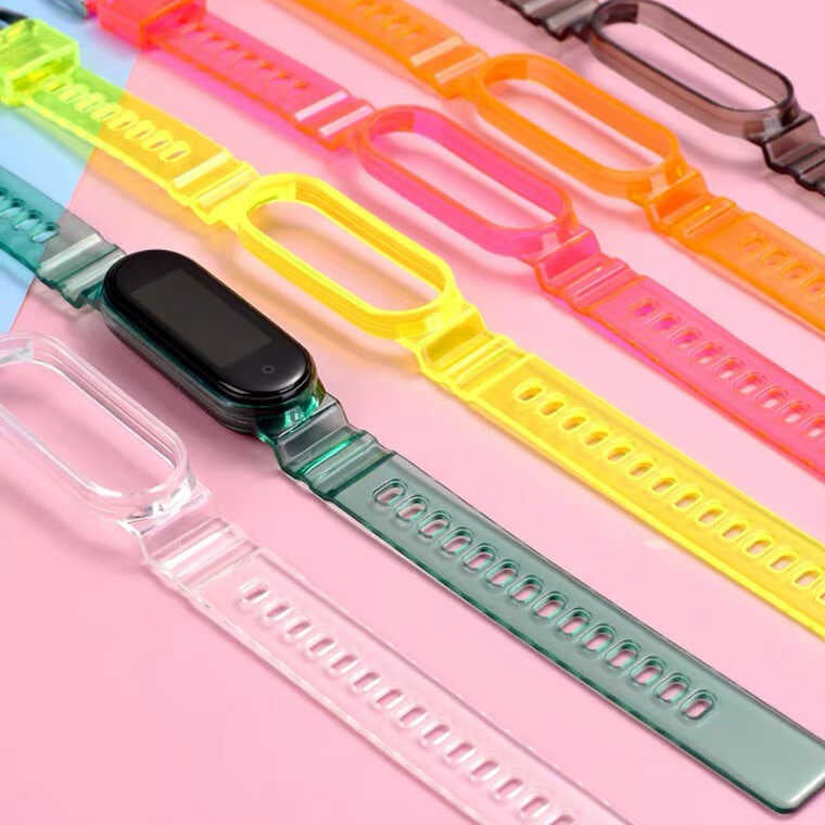 Xiaomi Mi Band 6 KRD-27 Silikon Kordon Siyah