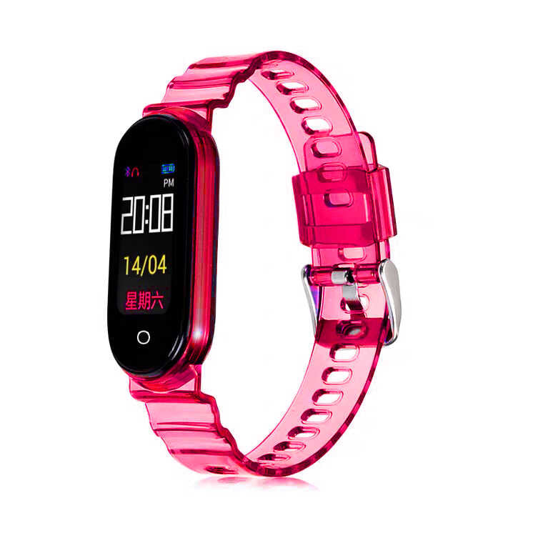 Xiaomi Mi Band 6 KRD-27 Silikon Kordon Pembe