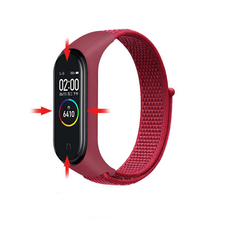 Xiaomi Mi Band 6 Zore KRD-03 Hasır Kordon NO26