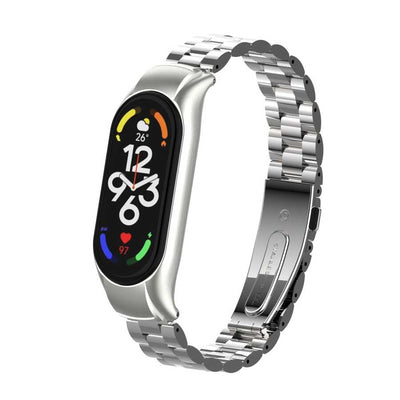 Xiaomi Mi Band 7 KRD-04 Metal Kordon Gümüş