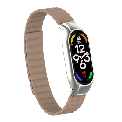 Xiaomi Mi Band 7 KRD-69 Kordon Kahve Açık