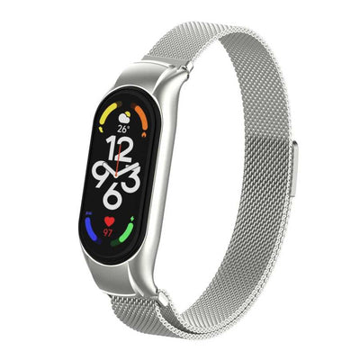 Xiaomi Mi Band 7 Zore KRD-01 Metal Kordon Gümüş
