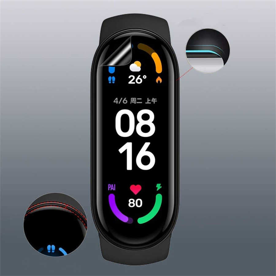 Xiaomi Mi Band 7 Zore Narr Tpu Body Ekran Koruyucu Renksiz