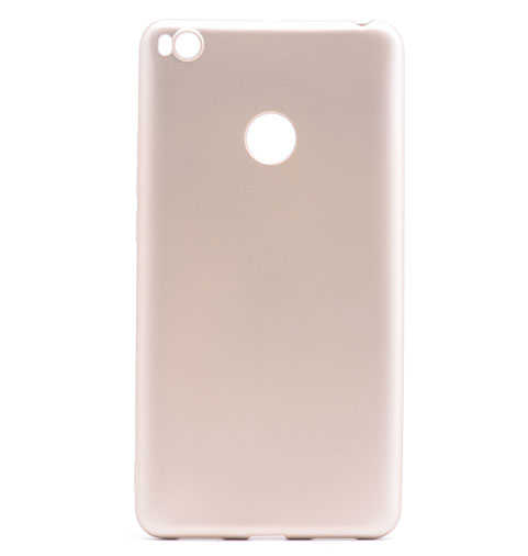 Xiaomi Mi Max 2 Kılıf Zore Premier Silikon Kapak Gold